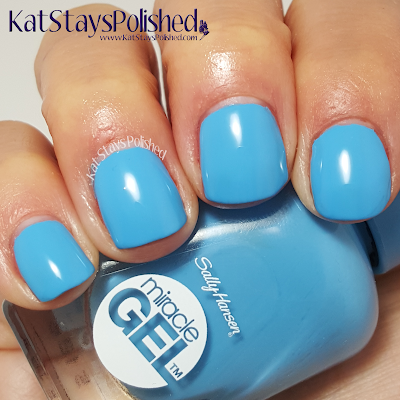 Sally Hansen Reformulated Miracle Gel - Rhythm & Blue | Kat Stays Polished