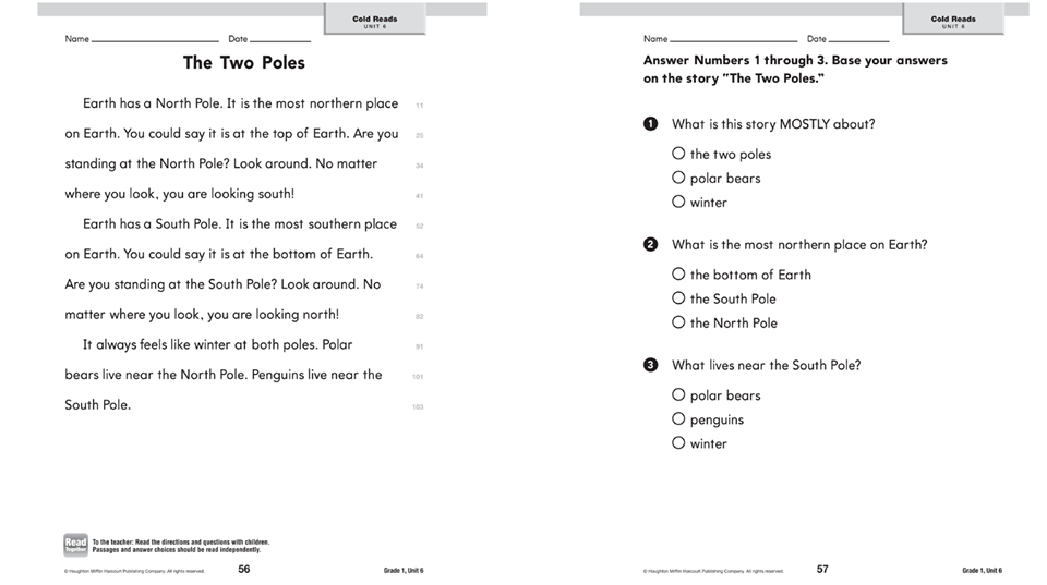 Download Reading Comprehension Passages and Question Sets 