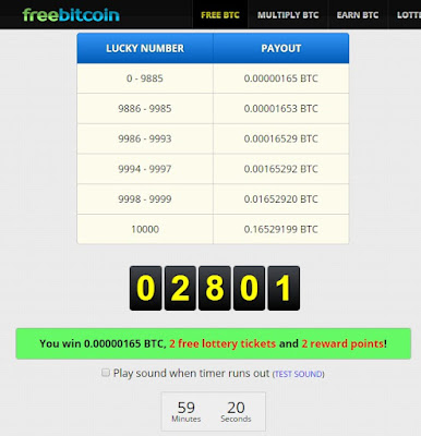 how to get free bitcoin from freebitco.in website by means of faucet every 1 hour