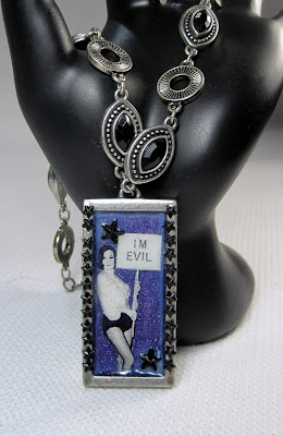 Black and White Photo Necklace