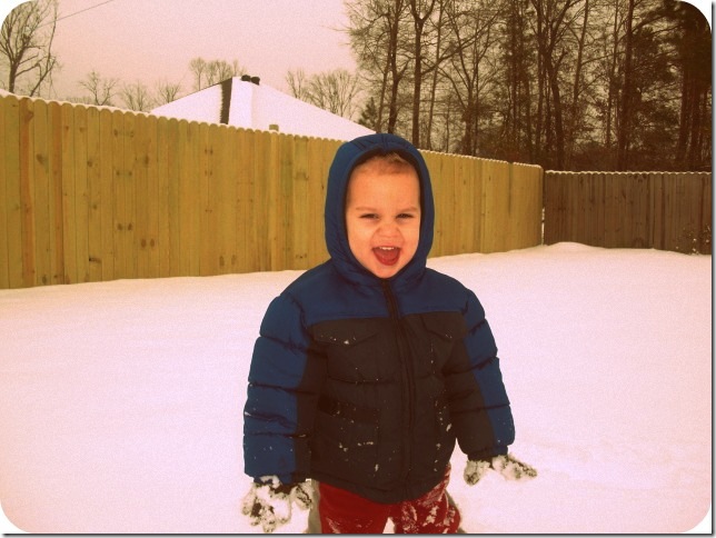 cooper loved the snow
