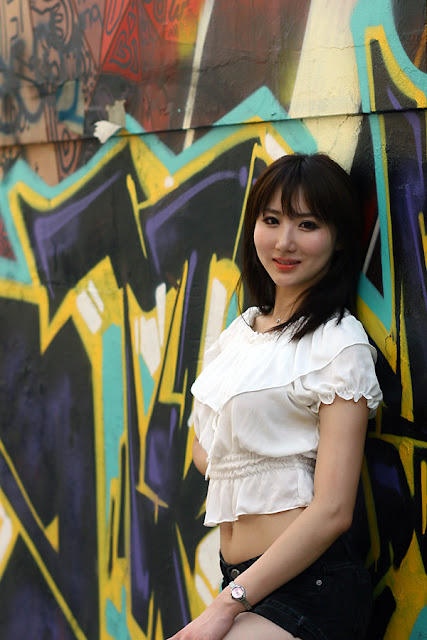 5 Yeon Da Bin - Outdoor-Very cute asian girl - girlcute4u.blogspot.com