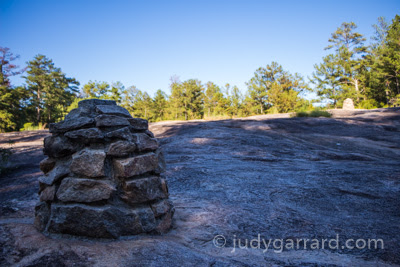 Cairns on Arabia Mountain