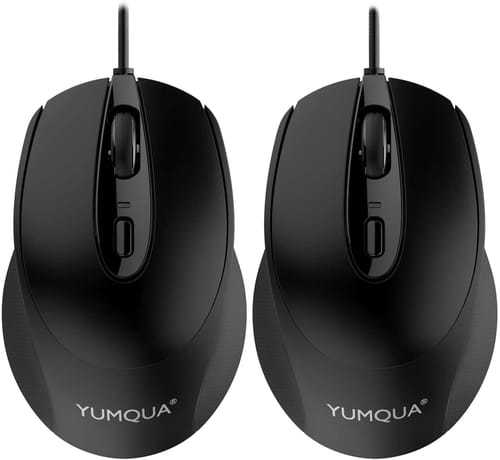 Review YUMQUA G222 Silent USB Wired Mouse