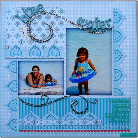 blue water