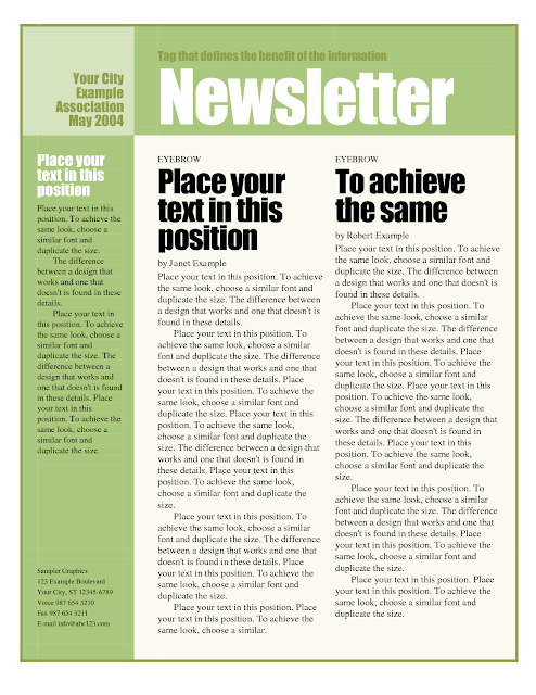 If you intend to publish your own newsletter in this Ramadan, you can use this newsletter templates to save your time.