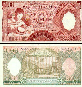 bentuk uang 1000 rupiah