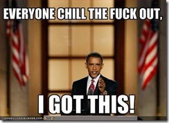 obama chill out