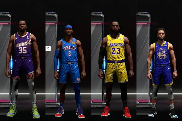 NBA 2K24 ATD Complete Roster (Cyberfaces, Jerseys & Shoes)