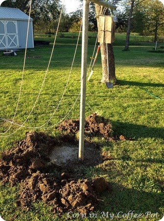 reset clothes line poles 2