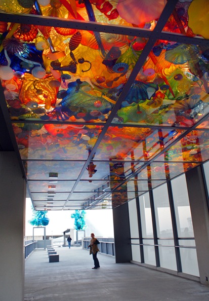 Chihuly Bridge of Glass, overhead