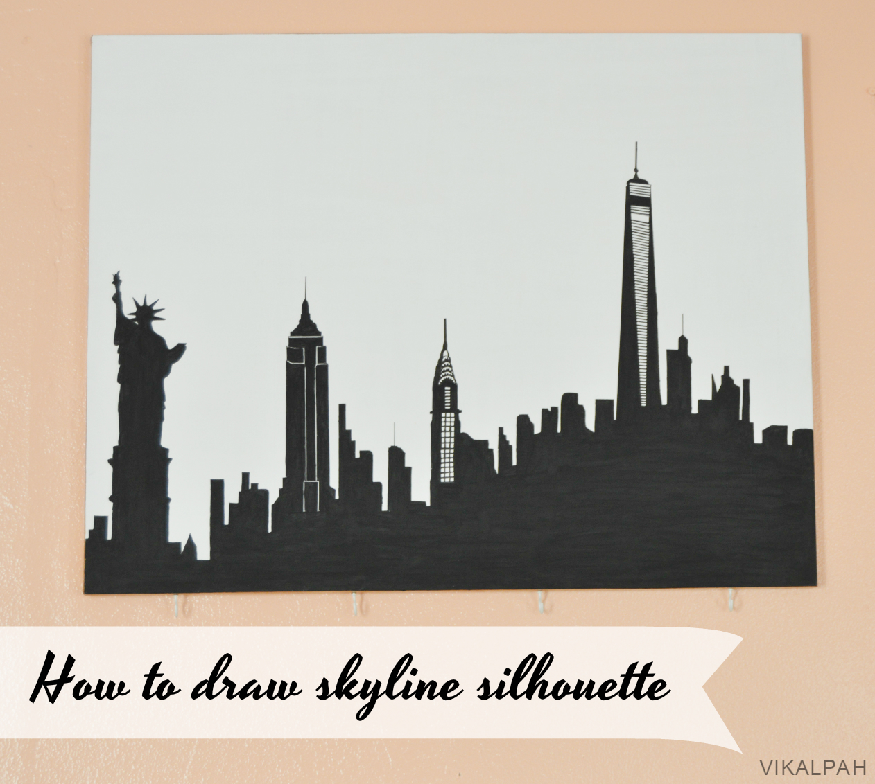 Vikalpah How To Draw Skyline Silhouette Ny Gallery Wall