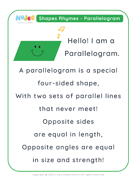 Parallelogram - Shapes Nursery Rhymes