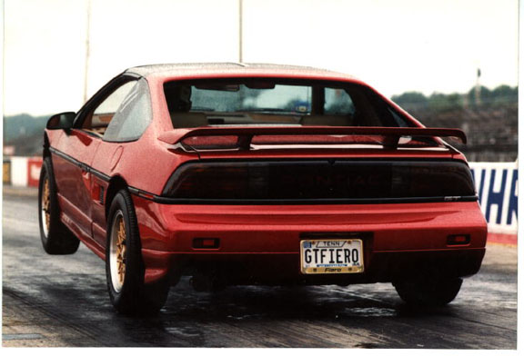 Labels pontiac fiero gt