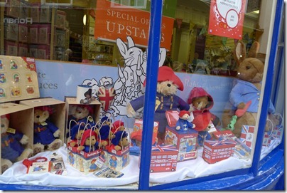 Paddington Bear window display