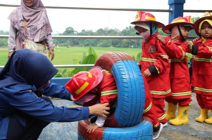 Kenalkan Bahaya Kebakaran, DPKP Purwakarta Edukasi Anak Usia Dini