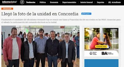 Informe Digital Llegó la foto de la unidad en Concordia