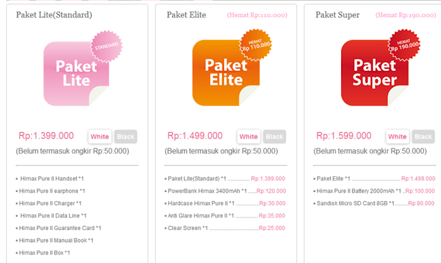 Paket Penjualan Himax Pure II