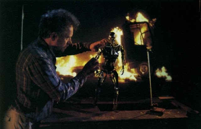 El rodaje de la película Terminator detrás de las cámaras