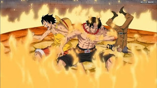 ワンピースアニメ 頂上戦争編 481話 エース ルフィ ACE LUFFY | ONE PIECE Episode 481