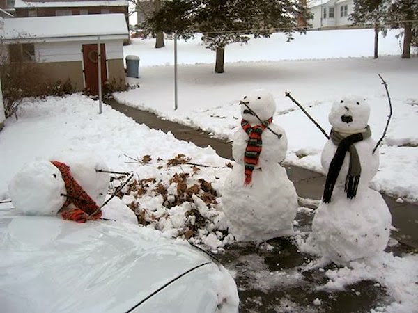 Plowing Through Life Funny Snowmen