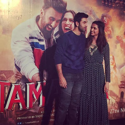 Deepika Padukone Ranbir Kapoor's Tamasha Trailer Launch Photos 