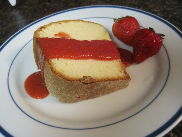 How to Make Lime Pound Cake with Strawberry Sauce