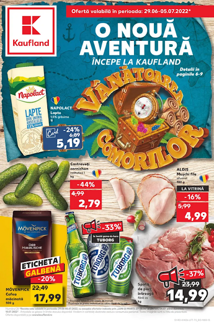 Kaufland Promotii + Catalog - Brosura 29.06 - 05.07 2022 →  O noua Aventura | Pana la -50% Oferte Kaufland Card | Ofertele STARTUL SAPTAMANII 27.06