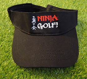 A Ninja Golf visor