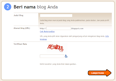 Beri Nama Blog Anda