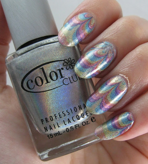 Water Marble Decal Tutorial- Color Club Halo Hues Collection