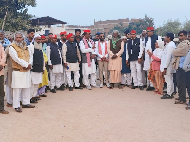 सपा का प्रतिनिधिमंडल पहुंचा मऊगंज बीते दिन हुई थी हिंसा सहमे है अभी भी ग्रामीण