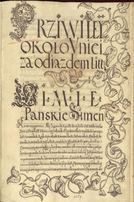 Polish calligraphy