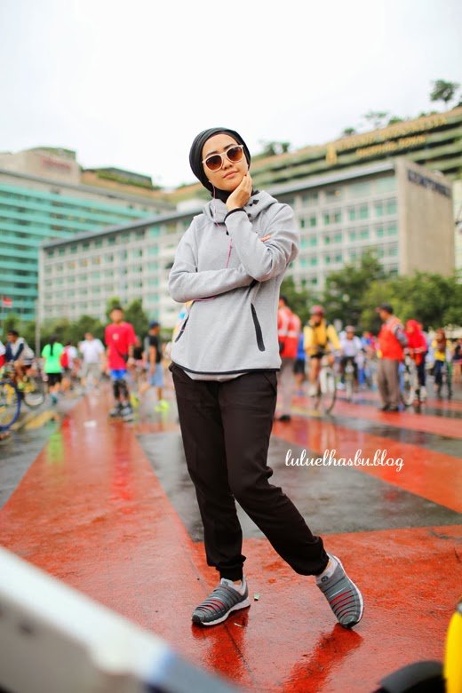Stylish Hijab Inspirasi Pakaian  Hijab Sporty Sekaligus 