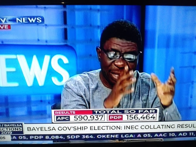 Bayelsa Election: APC’s Lyon Leads PDP’s Diri With 434,473 Votes - TVC News (Photo)