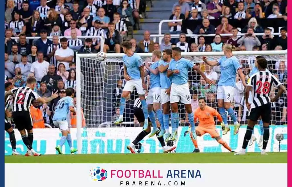 Newcastle tied with Manchester City in the six-goal match