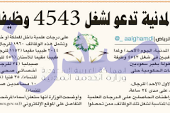 وظائف بجريدة عكاظ السعودية الاحد 14-05-2017