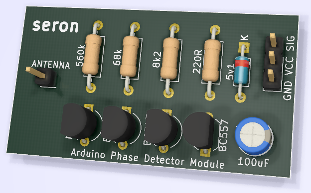 Arduino temassız faz dedektörü