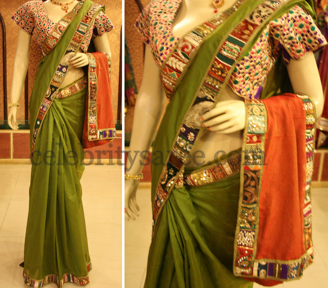 Jute Net and Chanderi Sarees