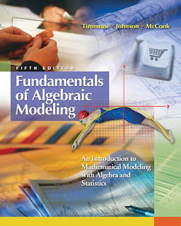 Fundamentals of Algebraic Modeling An Introduction to Mathematical Modeling with Algebra and Statistics 5th Edition PDF