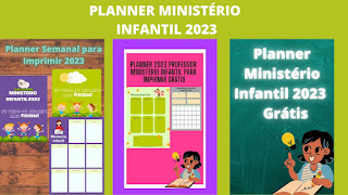 Planner Ministério Infantil 2023 Para Baixar e Imprimir