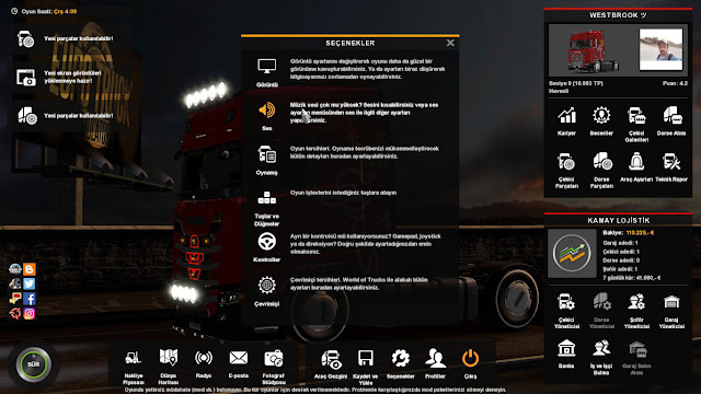 ETS2 Sesli Navigasyon Açma