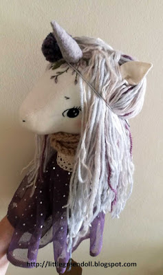 Just Acorn Mama Unicorn Doll