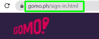 login gomo account on pc web browser