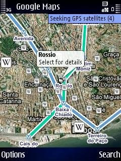 Google Maps for Symbian S60 mobile phones