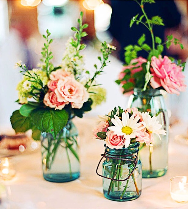 Pretty Summer  Wedding  Centerpiece  Ideas  Wedding  Stuff Ideas 