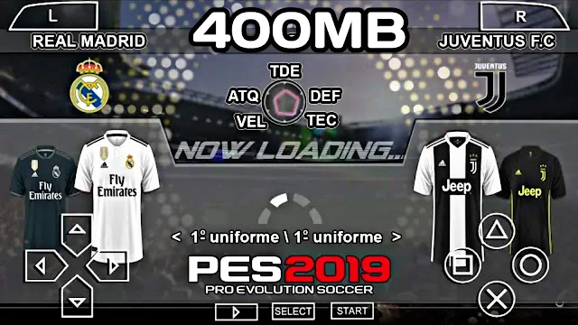 PES 2019 Lite 400 MB New Camera With Commentary Android/PPSSPP