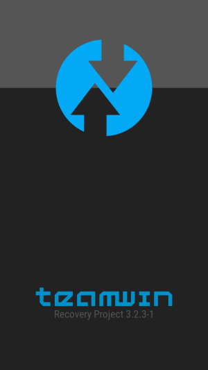 TWRP Recovery Screen