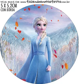 Frozen 2: Wrappers y Toppers para Cupcakes para Imprimir Gratis.