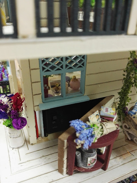 Diy dollhouse miniature Lavander- Casa delle bambole fai da te